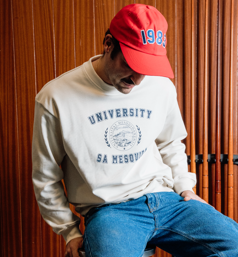 Sudadera Crewneck “Sa Mesquida University” Cap Roig