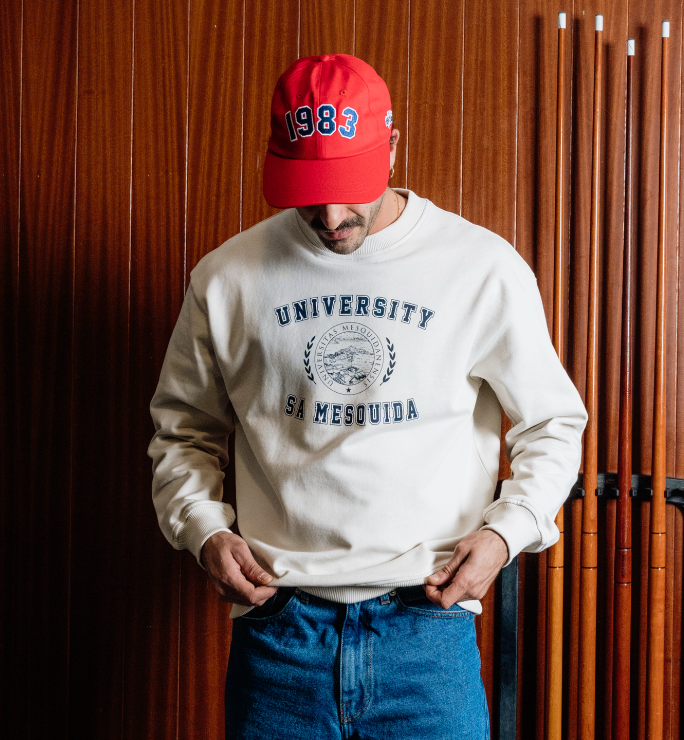 Sudadera Crewneck “Sa Mesquida University” Cap Roig