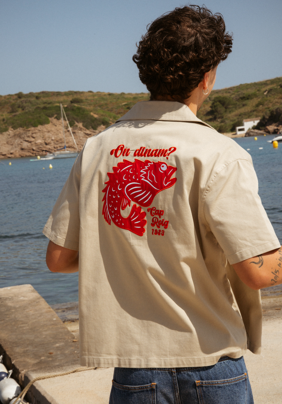 Camisa Cap Roig "On Dinam?"