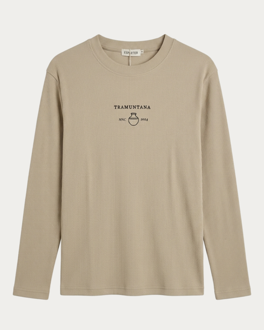 CAMISETA RIB MANGA LARGA TRAMUNTANA STUDIO