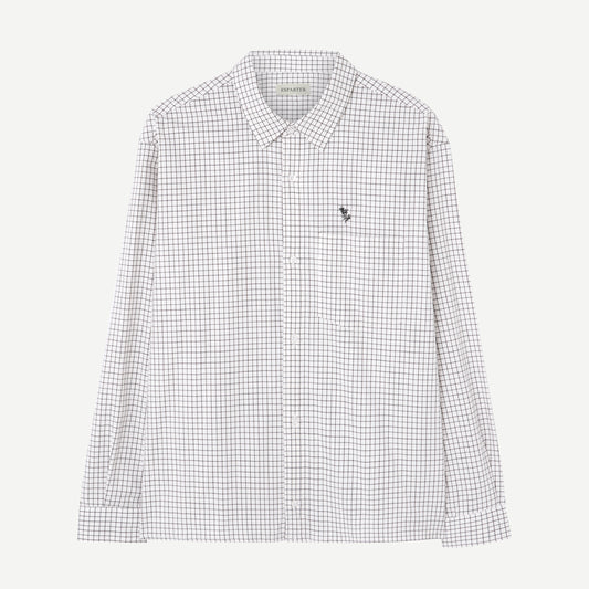 Camisa Cuadros detalle bordado