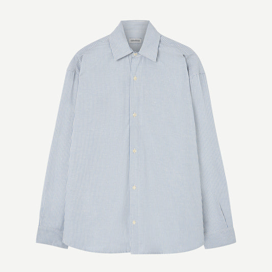 CAMISA RAYAS AZUL MANGA LARGA