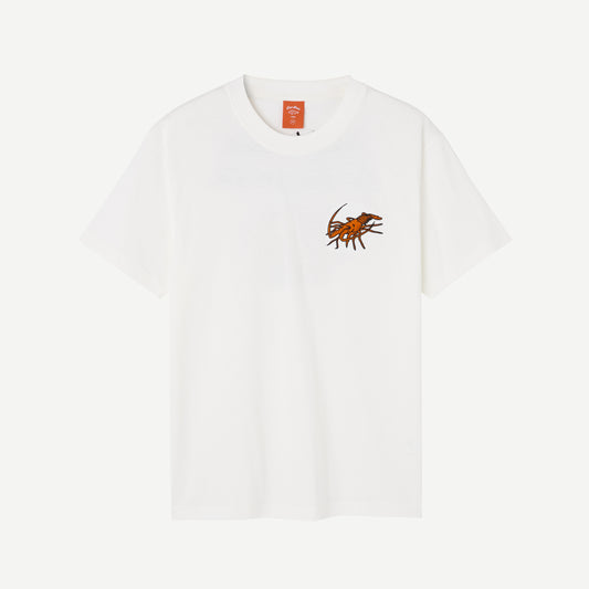 Camiseta Blanca con Detalle de Langosta