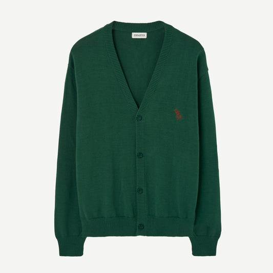 Cardigan Verde Clásico de Esparter