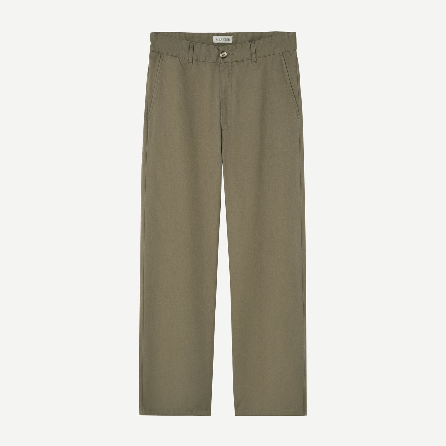 Pantalón Chino de Algodón en Camel de Esparter