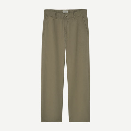 Pantalón Chino de Algodón en Camel de Esparter