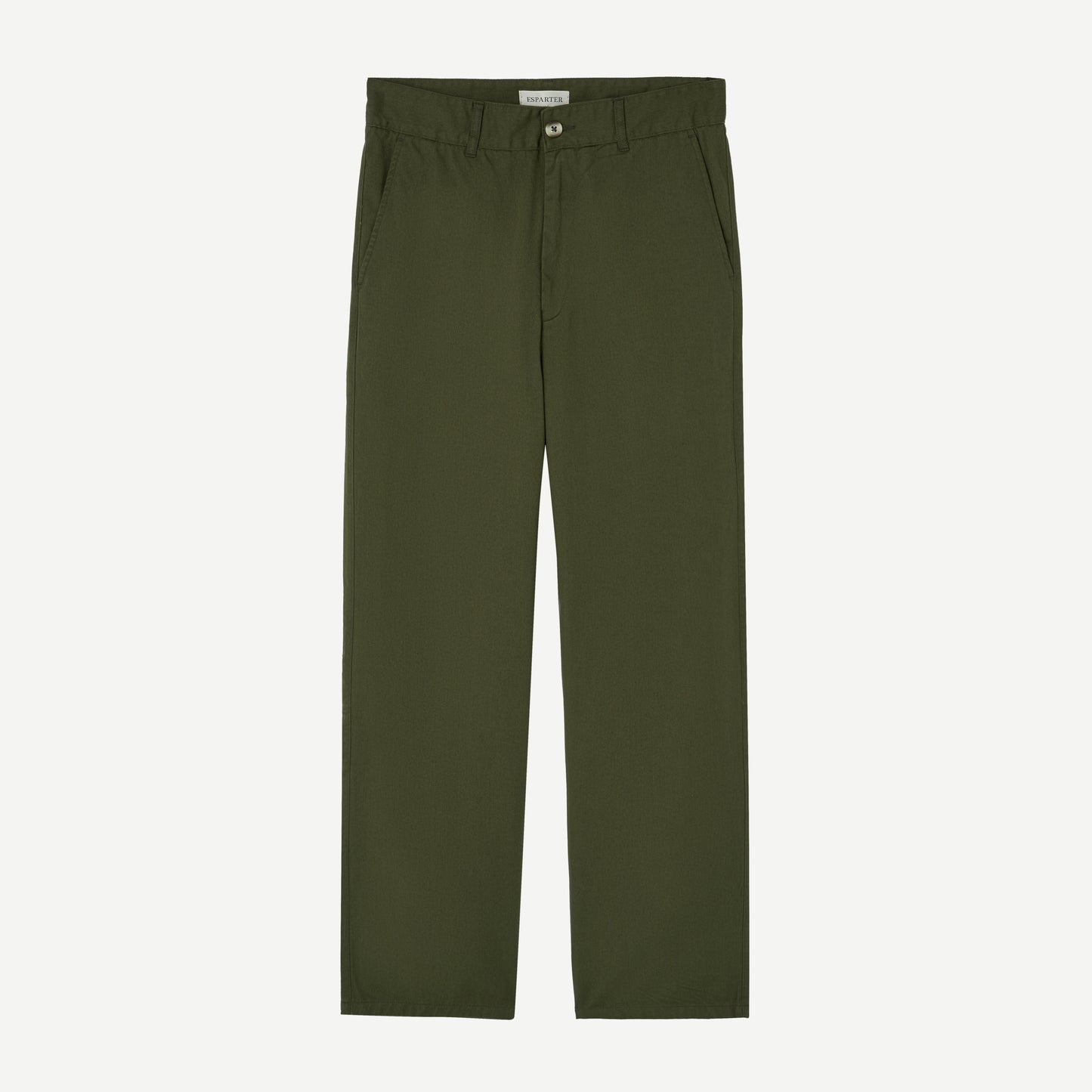 Pantalón Chino de Algodón en Khaki de Esparter