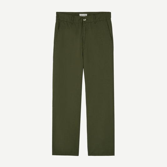 Pantalón Chino de Algodón en Khaki de Esparter