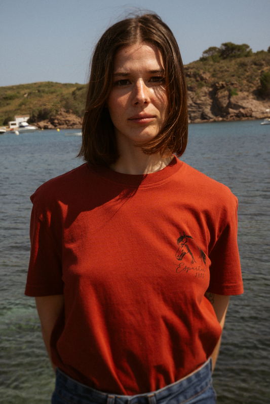 Camiseta Granate Print Caballo