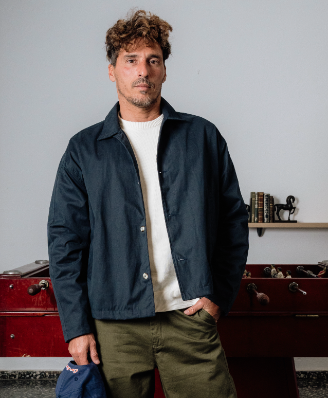 Chaqueta Azul Marino Casual de Esparter