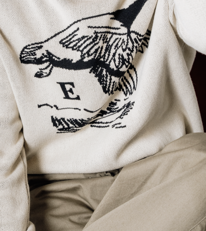 Jersey de Punto con Diseño "Pato Esparter"