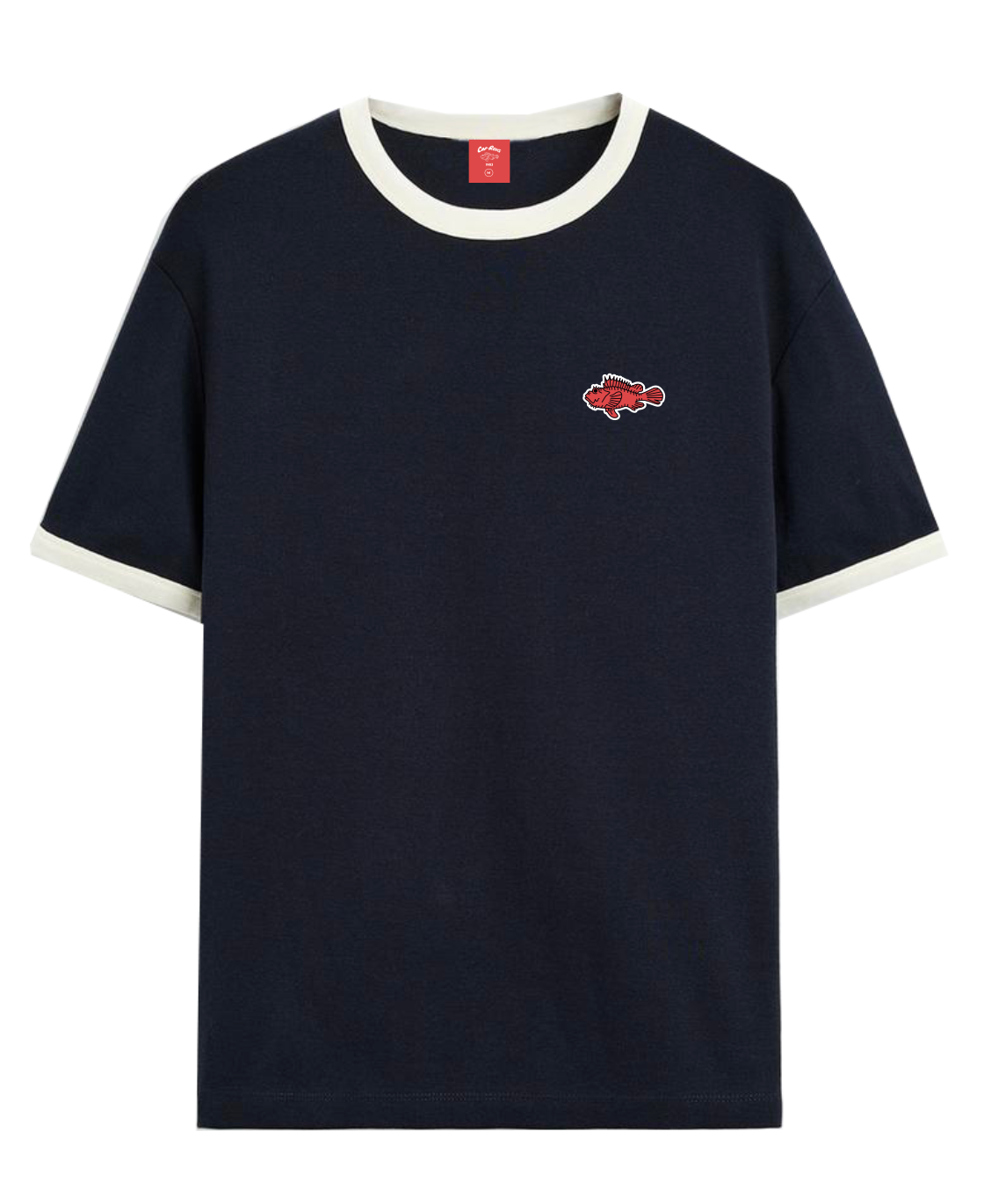 CAMISETA NAVY CAPROIG CONTRASTE