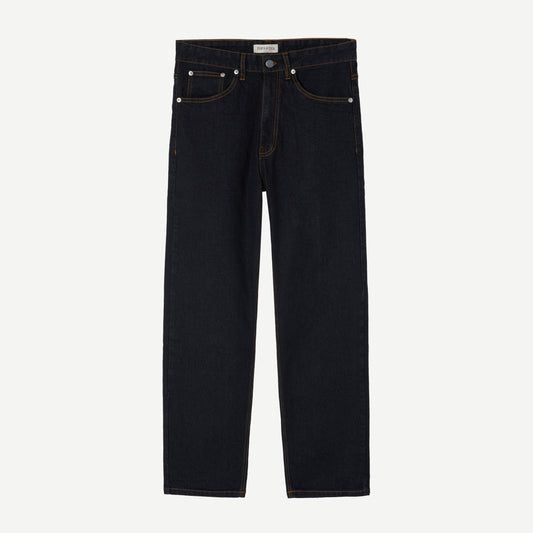 Jeans Rectos en Denim Negro de Esparter