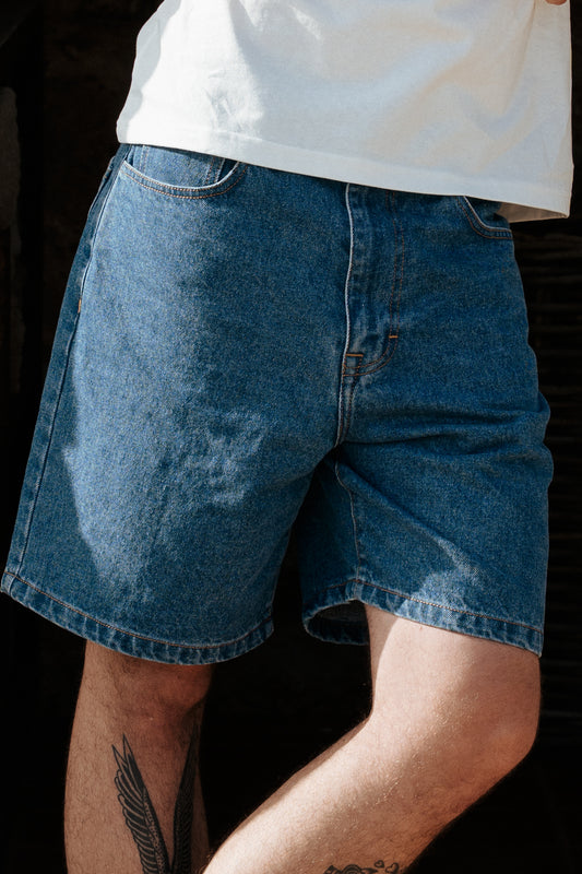 BERMUDA DENIM AZUL