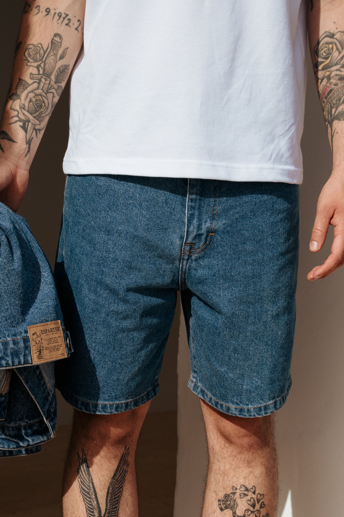 BERMUDA DENIM AZUL