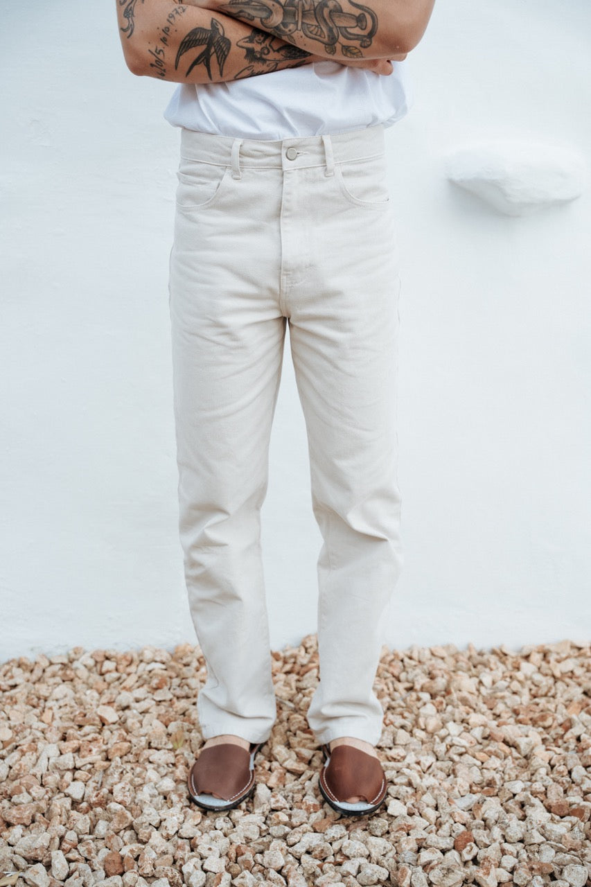 DENIM RECTO OFF-WHITE