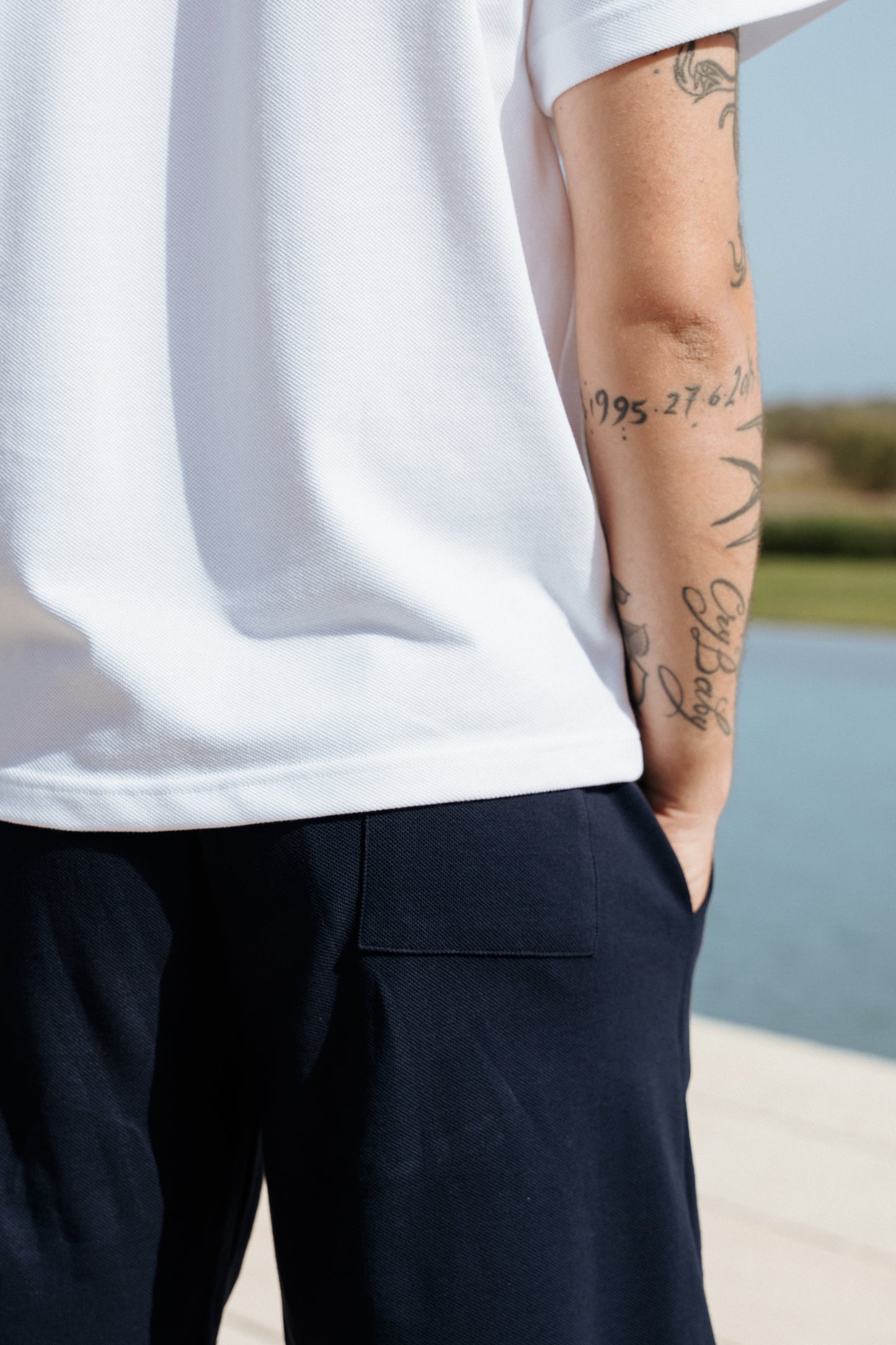 SHORT POLO CAPROIG AZUL MARINO