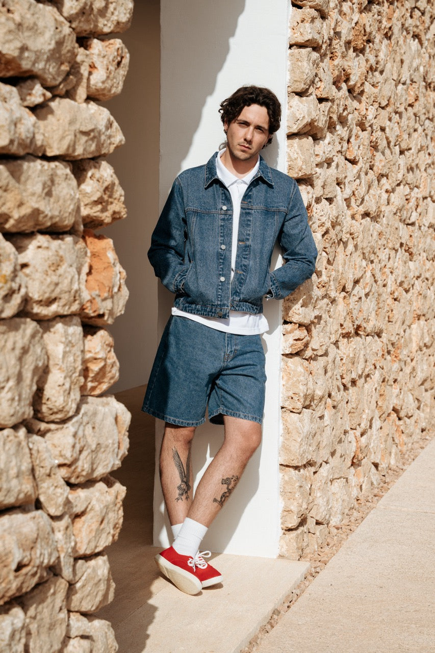 CHAQUETA DENIM AZUL