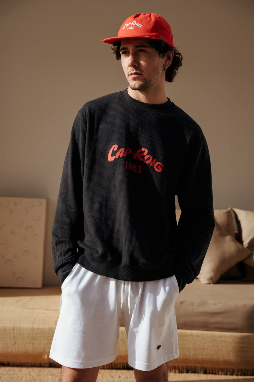 SUDADERA WAFFLE CAPROIG - NAVY