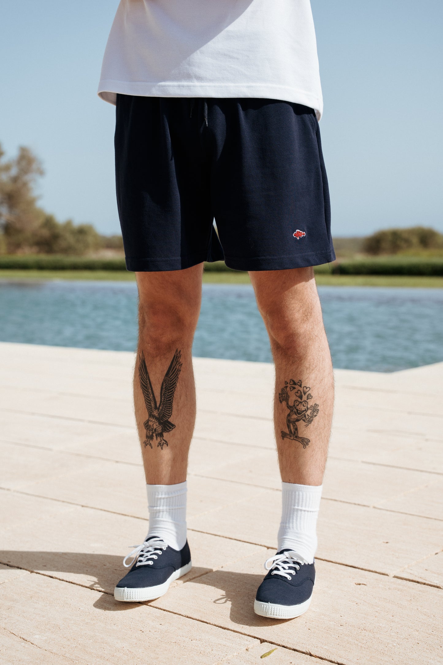SHORT POLO CAPROIG AZUL MARINO