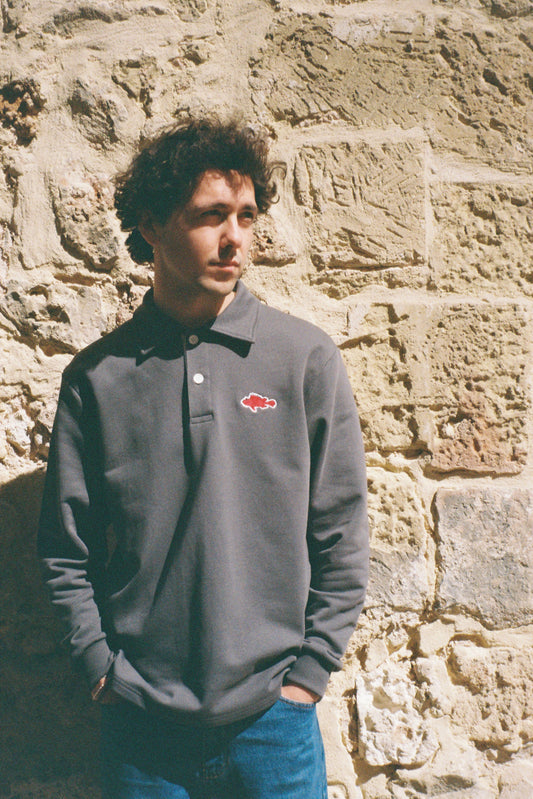 POLO FELPA GRIS - CAP ROIG
