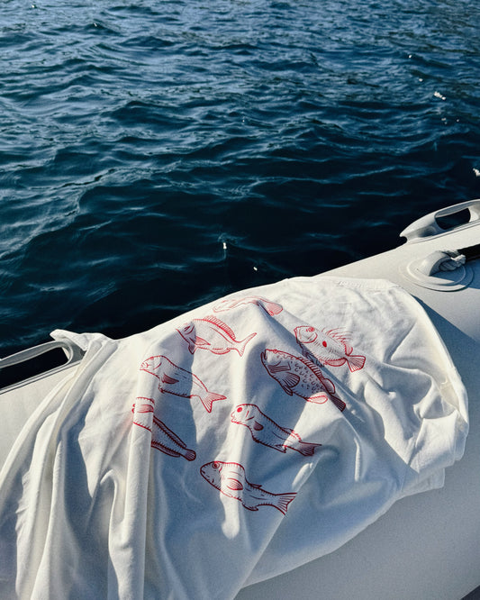 CAMISETA CAP ROIG "PEIXOS"