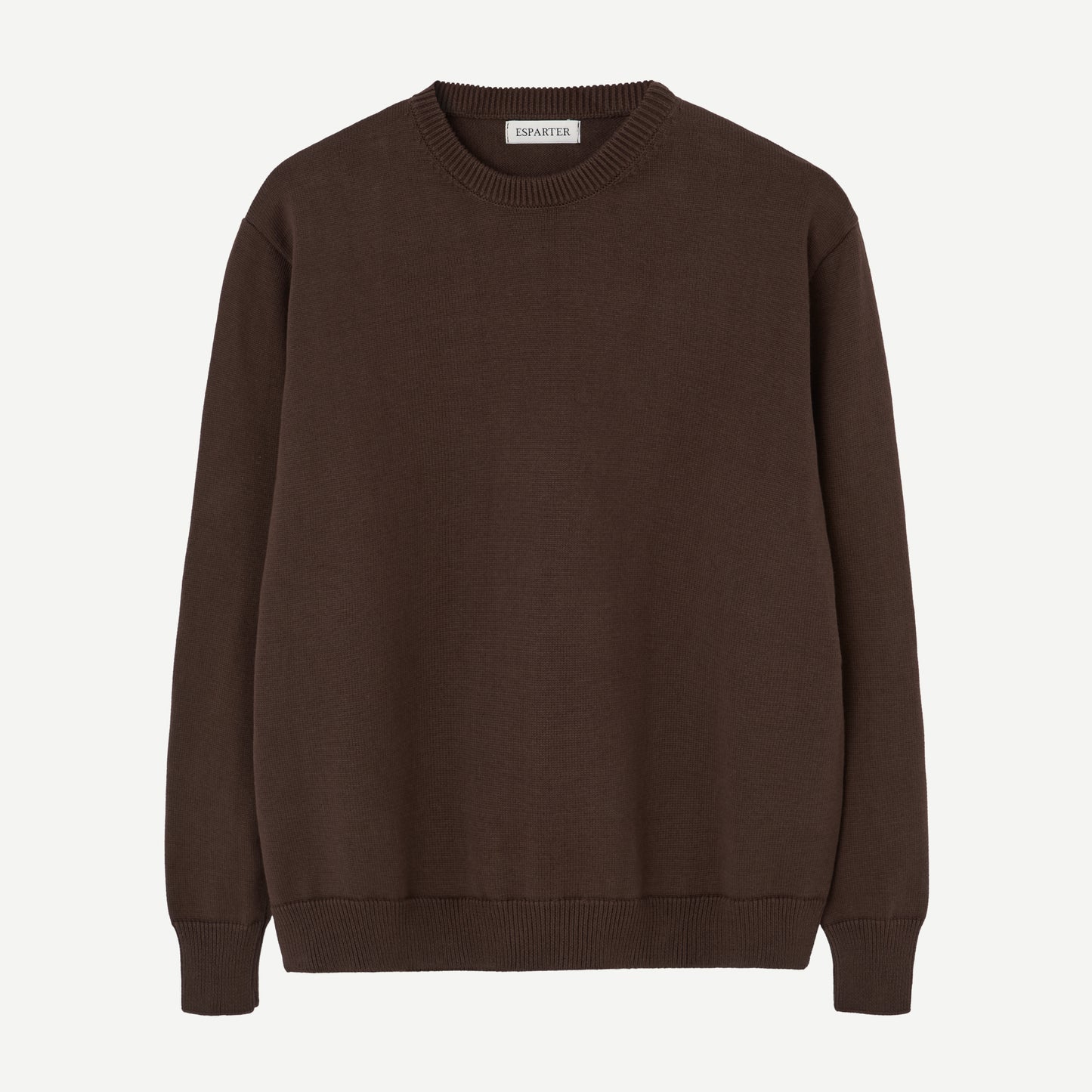 PULL EN MAILLE MARRON