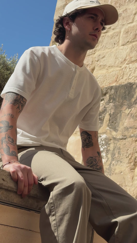 CAMISETA WAFFLE MANGA CORTA ESPARTER